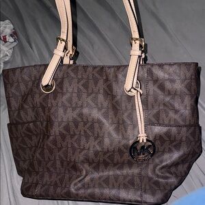 Michael Kors Dark Brown Signature Tote